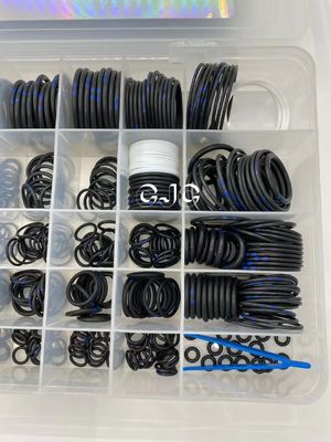 Ecoの友好的なゴム製Oリングのシールの表面の塩素処理ID 3×OD 6MMへのID 44×OD 51。4MM