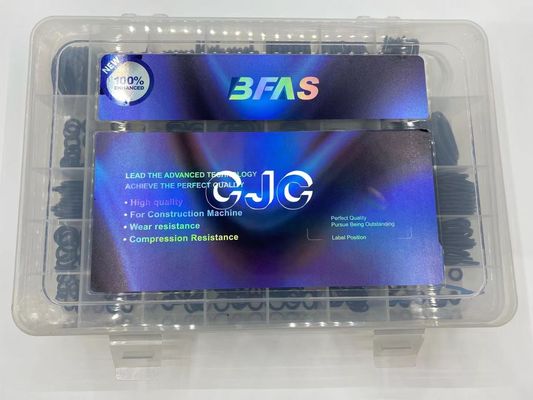 オイル抵抗NBR材料と抵抗力がある油圧ブレーカのOリングのシールのキットの放射