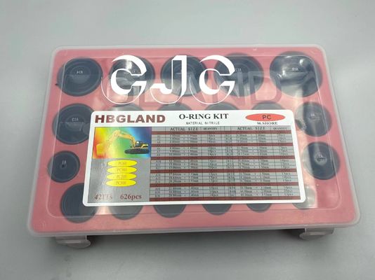 小松の油圧Oリングのシールのキットの掘削機NBR 90の海岸のOリングのキット箱